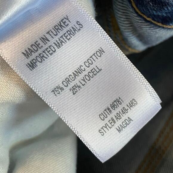 AGOLDE Carpenter Denim Jeans Baggy Wide Leg Size 26 Minimal Casual - Picture 6 of 12